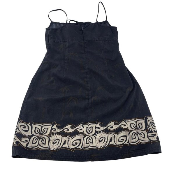 Coconut Pier Dress M Sleeveless Mini Babydoll Y2K Floral Vacation Sweetheart - Picture 10 of 12